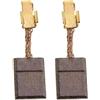 Trade-Shop 2 spazzole di carbone motore 3 x 10 x 13 mm per trapano Makita BDF440 BDF441 BDF