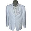EFRELLE Giacca uomo EFRELLE, bianca DROP 6 in Purto Lino, sconto 70%.
