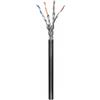 Goobay 77624 CAT 6 cavo di Rete per Esterni, S/FTP (PiMF), Nero, 100m Lunghezza