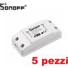 SONOFF Basic R2 5 PEZZI NEW Domotica Wifi Switch interruttore Alexa Google