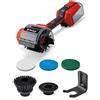 Einhell Spazzola per superfici Einhell PICOBELLA 18/90 Power X-Change (18 V, spazzola pulizia senza fili, protezione spruzzi, incl. 2 spazzole, 3 tamponi di pulizia, supporto a parete, batteria esclusa)