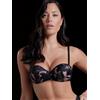 LOVE AND BRA Reggiseno push up donna coppa C Love and Bra nero