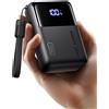 INIU Power Bank, 25000mAh 100W Powerbank Ricarica Rapida,Display LED USB C Input