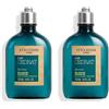 L'OCCITANE Gel Doccia Corpo e Capelli Cap Cédrat, 250 ml, Made in France (Confezione da 2)