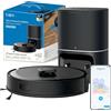 Tapo RV30 Max Plus Robot Aspirapolvere Lavapavimenti con Mappatura 5300Pa, Svuot