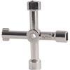 ALTE CHIAVE CHIAVI UNIVERSALE A CROCE PER CASSETTE CONTATORE GAS ENEL ACQUA ALTE