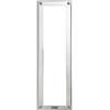 Urmet 1158/64 Telaio portamoduli con cornice Sinthesi Steel 1 fila 4 moduli