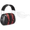 3M PELTOR Optime III H540A-411-SV, cuffie anitrumore per lavoro, Protezioni acustiche & OCCHIALI SICUREZZA unisex 3M ART. 71448 VISITOR
