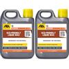 FILA Surface Care Solutions Cera per Cotto, Marmo, Veneziana, graniglia e Pietra Naturale. Dona alla Superficie Un Piacevole Effetto Lucido, 1L (Confezione da 2)
