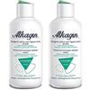 Ganassini Alkagin Detergente Attivo per l'igiene intima con complesso antimicrobico a base di Malva, Tiglio e Calendula, pH acido, Formato 250ml (Confezione da 2)