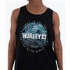 Hurley Canotta Uomo - Palm World, XXL, White