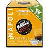 Vergnano 128 Capsule Compostabili compatibili A Modo Mio caffè Napoli