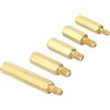 uxcell M2 M2,5 M3 M4 M5 Viti Fissaggio 50pz Ottone Esagonali Fissaggio Oro