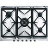 Smeg SRV576GH5 piano cottura Acciaio inossidabile Da incasso Gas 5 Fornello(i)