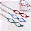 Senza Marca/Generico 3 PCS Collana Pendente Occhiali da lettura pieghevoli portatili + Consegna a col
