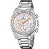 Festina Orologio Crono Da Donna Con Set Cz E Bracciale In Acciaio F20606/1