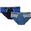 KAPPA Coppia slip da uomo in cotone elasticizzato Kappa