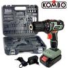 KOMBO TRAPANO AVVITATORE A BATTERIA 12V 1,5AH KIT 79 ACCESSORI PER FAI DA TE KOMBO