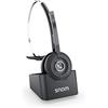 SNOM A190 DECT Cuffia (multicell, HD audio, la riduzione del rumore, stand-alone e modalità accoppiato, Handover & roaming in configurazione multi cella); Nero; 00004444