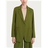 Ragno Blazer Ragno Donna destrutturato in Super Natural DP79GA Verde