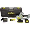 KOMBO Motosega BRUSHLESS a Batterie KOMBO + 2 Batteri 20V 2Ah + Caricatore + Valigetta