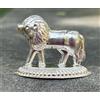 Leone religioso indù in argento 999, Babbar Sher, statua idolo, 9,6 gm, 4,1 cm