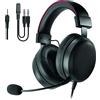 DR1TECH Blackjack Cuffie da Gaming con Filo e Microfono per Console PS5 [AUDIO 3D], PS4, XBOX e Smartphone - Cuffie Over Ear Driver 40mm con Audio Stereo (IMMERSIONE TOTALE) [Amazon Exclusive]