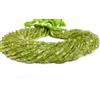 Pacchetti Perline di pietra preziosa peridoto verde rettangolare a forma quadrata...