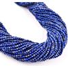 Bundela Gems Delicato Lapislazzuli Micro Sfaccettato Rotondo Pietra Preziosa Perline Filo ...