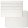 Charles Leonard Dry Erase Lapboard, 22,9 x 30,5 cm, su due lati, masonite - tinta unita/righe, 1 each (35120)