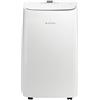 Aspes Condizionatore portatile, 12000 BTU. AAAP1200B Pompa di calore, Display LED manuale, Timer, Telecomando, Kit installazione finestra incluso, Classe energetica A