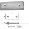 Tecnoseal 00213 Anodo per Flaps rettangolare 130x50 per poppa barca in zinco