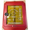 Telaio Idrante Antincendio Per Cassette Uni 45 Normo Kit a Parete Con Cartello