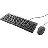 Trust TKM-250 tastiera Mouse incluso USB QWERTZ Tedesco Nero (TKM-250 USB KEYBOA