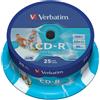 Verbatim CD-R AZO Wide Inkjet Printable 700 MB 25 pz (Verbatim AZO 52x Wide Prin