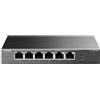 TP-LINK SWITCH TP-LINK TL-SF1006P 6P LAN 10/100M di cui 4 PoE+ (fino a 67W) Trasmissione