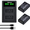 Hisewen LP E17 batteria (2 Pack) e caricabatterie per Canon Eos R8 R10 R50 R100 Eos RP