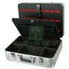 UTENSILERIA 1PZ VALIGETTA ELETTRICISTA ALLUMINIO CM.48X34X20,5H.:
