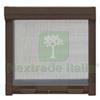 UTENSILERIA 1PZ ZANZARIERA A RULLO VERTICALE CON FRIZIONE COLORE MARRONE CM.100X160H.: