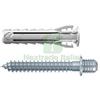 UTENSILERIA 100PZ TASSELLO CON DOPPIA VITE SX PLUS 6 DV: