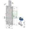 UTENSILERIA 1PZ SERRATURA PER BASCULANTE DOPPIA MAPPA 2240 (2240XZB2008AB2):