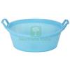 UTENSILERIA 2PZ BACINELLA OVALE CON MANICI Ø CM.65X25 DA LT.45: