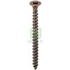 UTENSILERIA 1000PZ VITI A LEGNO TESTA SVASATA PIANA BRONZATE 3,5X16: