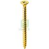 UTENSILERIA 1000PZ VITI A LEGNO TESTA SVASATA PIANA OTTONATE 3,5X16: