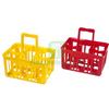 UTENSILERIA 5PZ CESTELLO PORTABOTTIGLIE DA LT.1 6 POSTI CM.40X30X40H.: