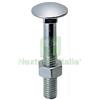 UTENSILERIA 200PZ BULLONE IN ACCIAIO ZINCATO TTDQ M 8X50 MM.: