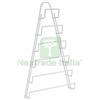 UTENSILERIA 1PZ PORTA COPERCHI A 6 POSTI "KIWI" CM.23X7X42: