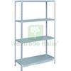 UTENSILERIA 1PZ MINIKIT SCAFFALI ASTE SPEZZATE CM. 80X30X150 H GRIGIO: