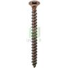 UTENSILERIA 500PZ VITI A LEGNO TESTA SVASATA PIANA BRONZATE 4,5X30: