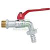 UTENSILERIA 5PZ RUBINETTO A SFERA CON MANIGLIA A LEVA M 3 8" CON PORTAGOMMA F 3 4":